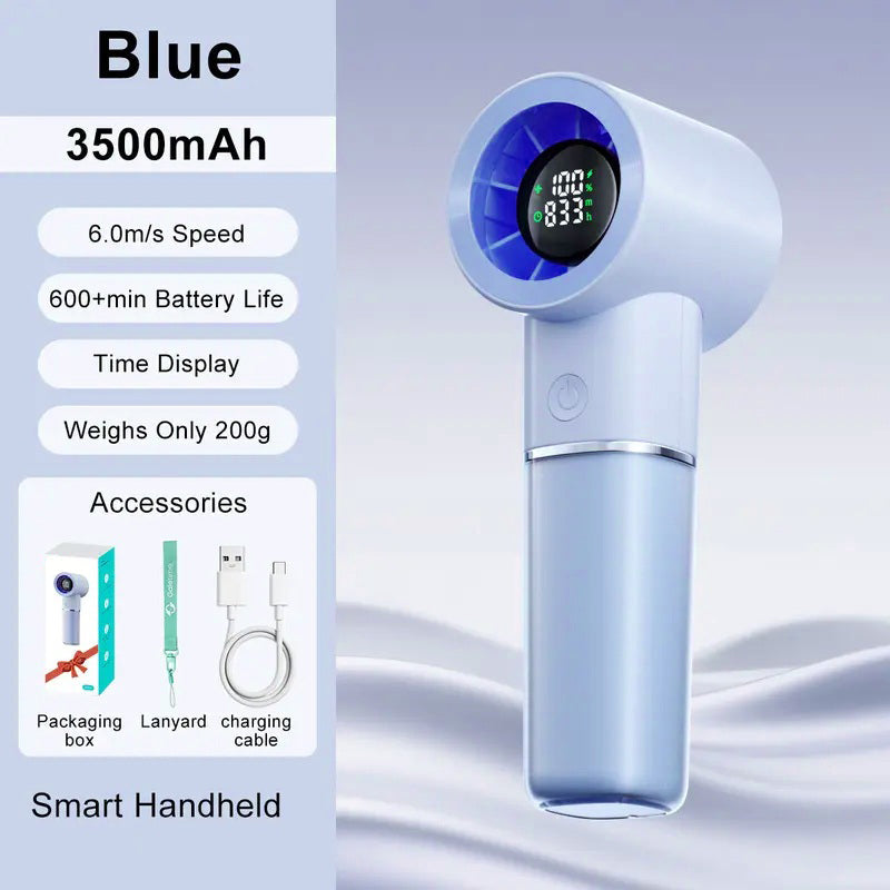Tragbarer Handheld Wiederaufladbarer Persönlicher Kühlventilator | Karnz
