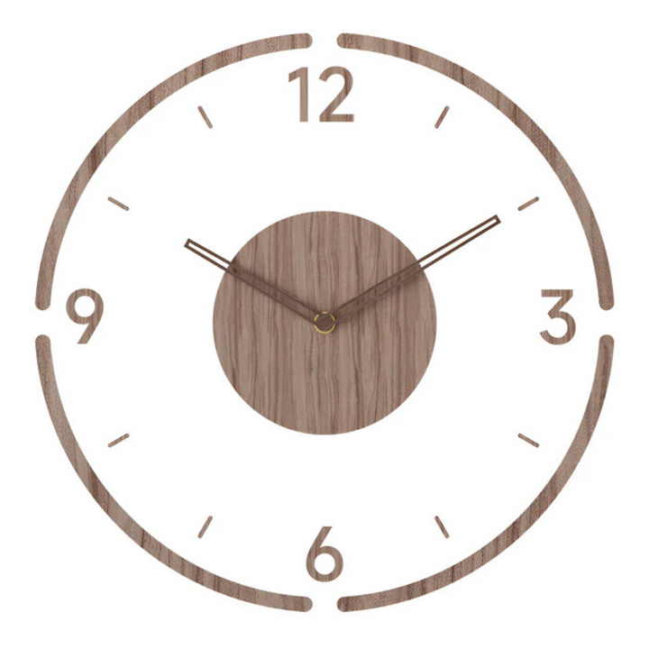 Nock Wanduhr – Stilvolle & Stille Uhr für Wohnzimmer oder Schlafzimmer | Karnz