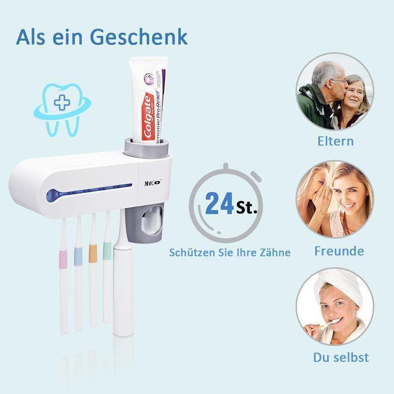 2-in-1 Desinfektioner Zahnbürstenhalter | Karnz