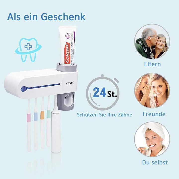 2-in-1 Desinfektioner Zahnbürstenhalter | Karnz