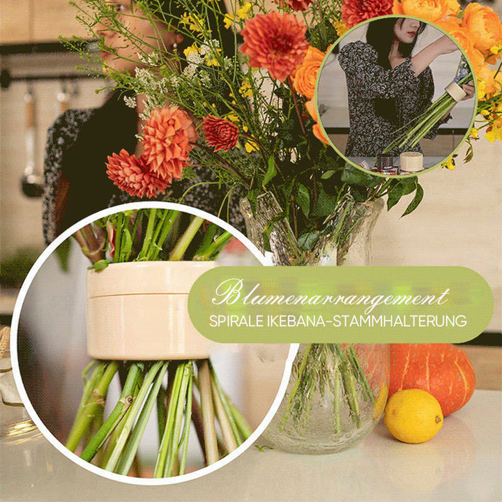 Spiralförmiger Ikebana-Stängel-Halter | Karnz