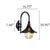 Retro Minimalist Trompet Wasserfest 1-Lampe Wand Leuchte | Karnz