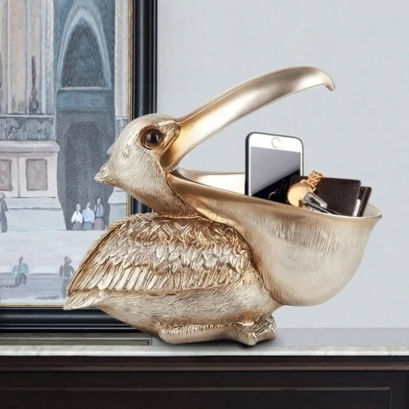 PelicanStyle Organizer – Dekorative Aufbewahrungsfigur für Schlüssel und Zubehör | Karnz