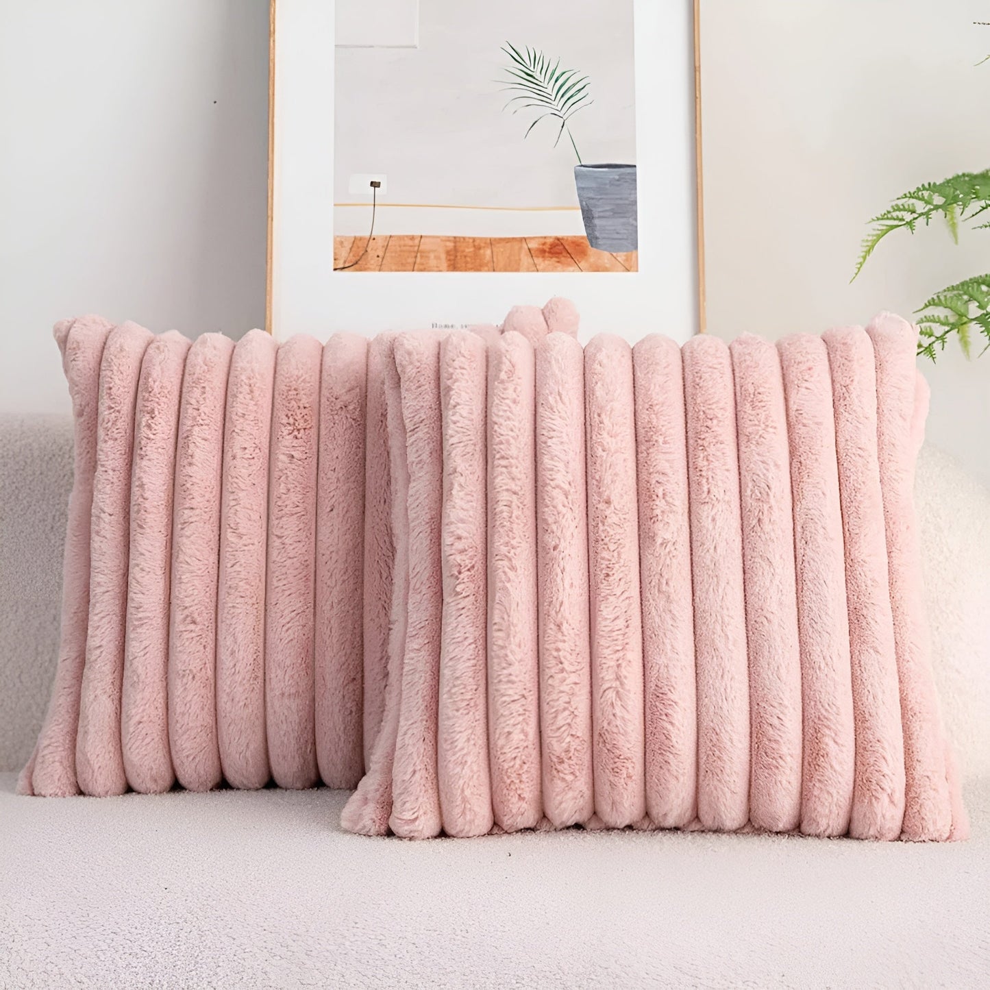 Weicher, dekorativer Kissenbezug – kuschelig und bequem | Ideal für Sofa und Bett