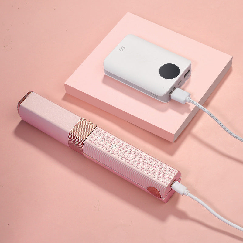 Tragbarer, kabelloser Haarglätter mit USB-Ladefunktion