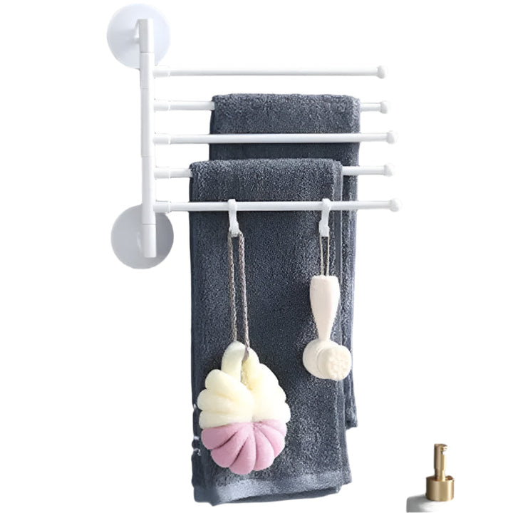 Kollapsbarer, drehbarer Wandhalter und Handtuchhalter Karnz