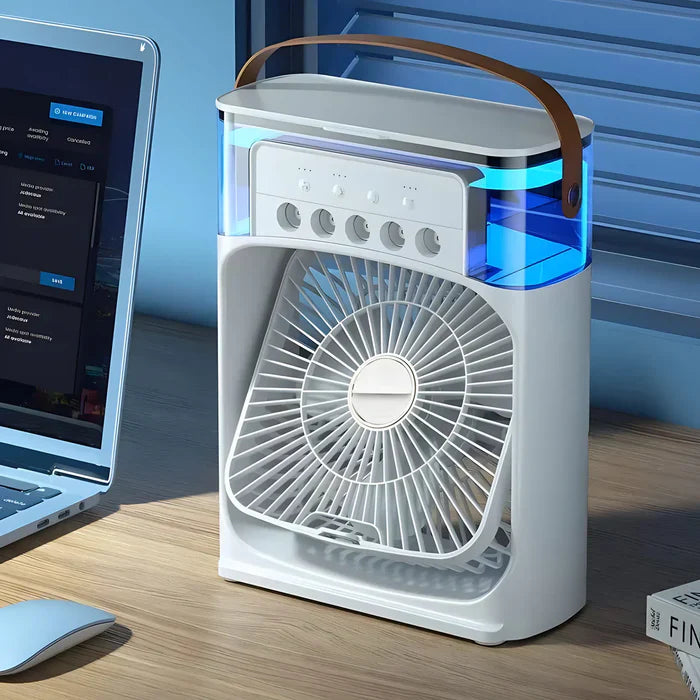 3-in-1 Ventilator mit 7-Farben LED-Licht - BreezeMaster Pro | Karnz