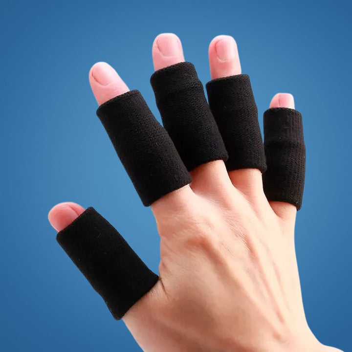 FlexiGuard | Finger Schutzärmel – Verletzungsprävention – Atmungsaktive, enganliegende Passform – Hält Wunden und Verbände an Ort und Stelle – Sport- und Alltagskomfort Karnz