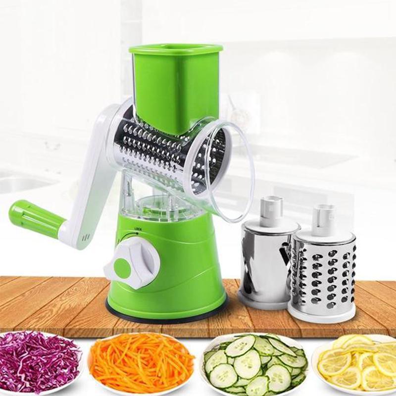 3 in 1 Rotierender Käse Reibe Gemüse Schneider | Karnz