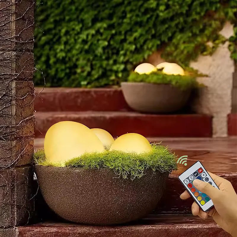 GlowStone – Kopfsteinpflaster Gartenlicht