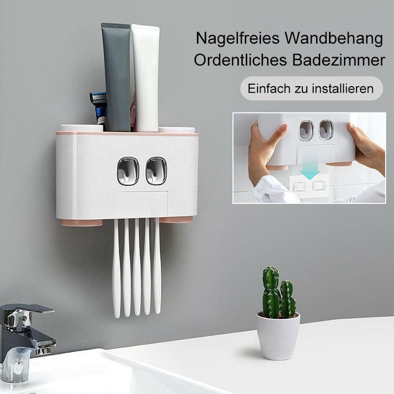 Automatischer Zahnbürstenhalter und Zahnpastaspender Set | Karnz