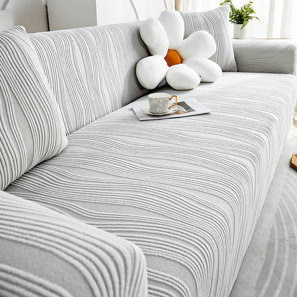 Jacquard Stretch Vollabdeckung Anti-Kratzer Couchbezug Weich Tierfreundlich | Karnz