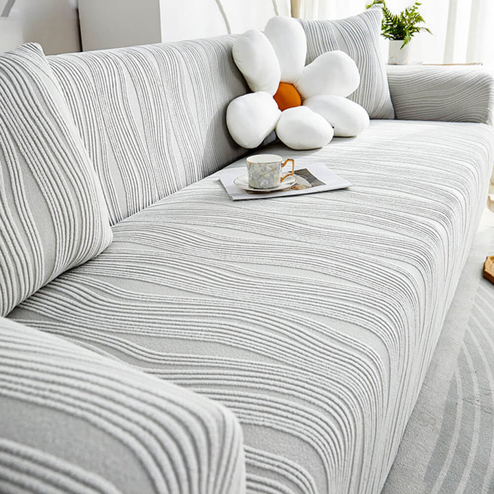 Jacquard Stretch Vollabdeckung Anti-Kratzer Couchbezug Weich Tierfreundlich | Karnz