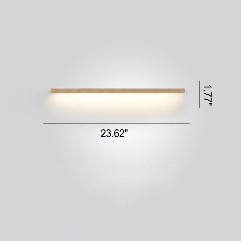 ZenBeam Japanische LED-Wandleuchte | Massivholzdesign | Modernes Akzentlicht