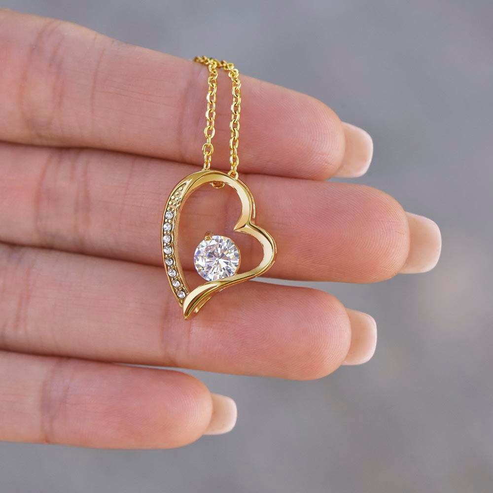 Karnz | Ewige Rosenbox "Für Meine Liebe" Mit Diamant-Herz-Halskette