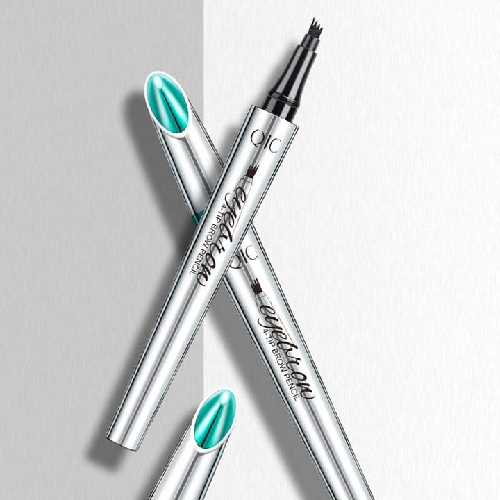 Karnz | Wasserdichter 3D-Microblading-Augenbrauenstift mit 4 Gabelspitzen