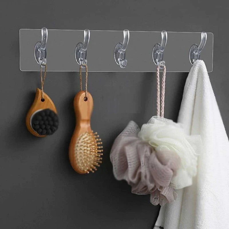 Transparente Wandhaken zum Aufhängen Karnz