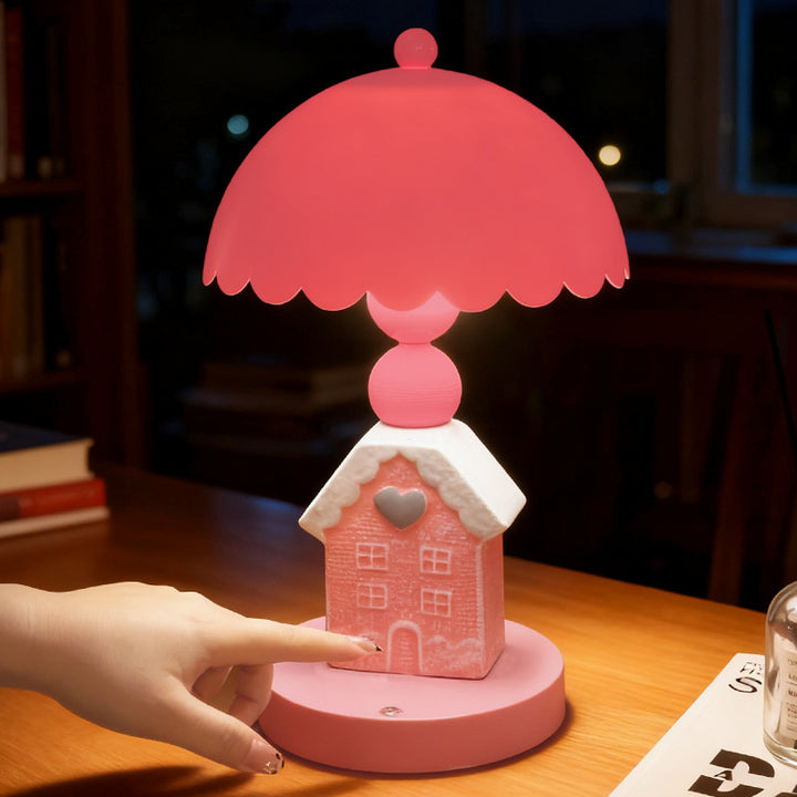 Märchen-Häuschen-Tischlampe, kreatives Design