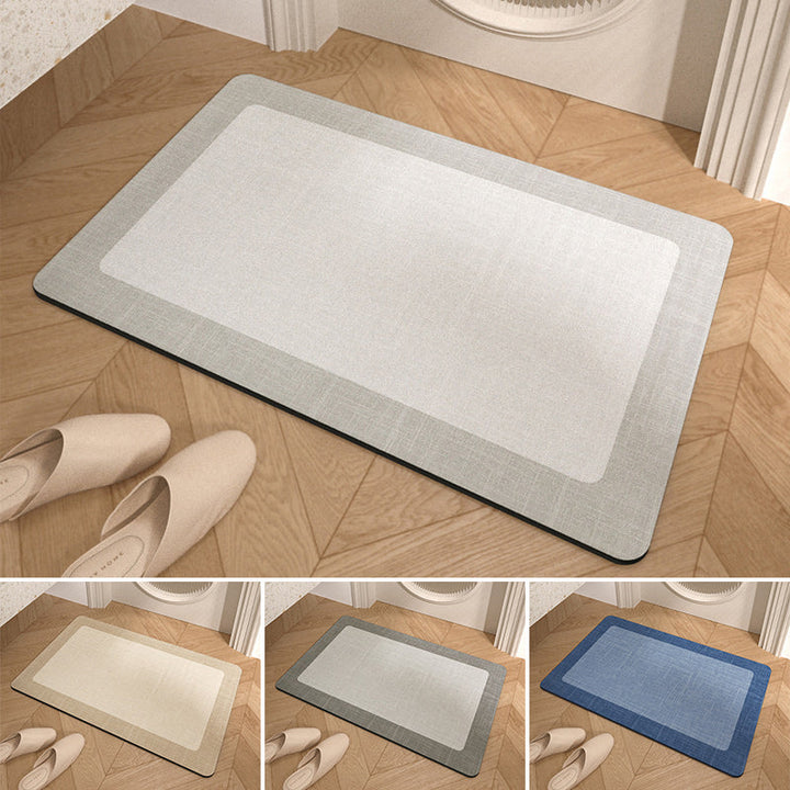Rutschfeste Minimalismus Badezimmer Fußmatte - Super saugfähig, leicht zu reinigen | Karnz