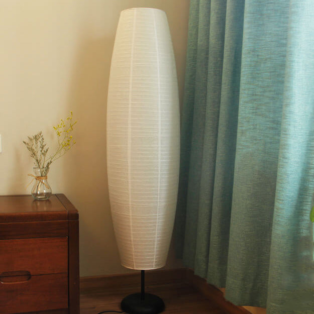Moderne Stehlampe mit doppeltem Lampschirm – LumiTwins Designlampe 137 cm hoch | Karnz