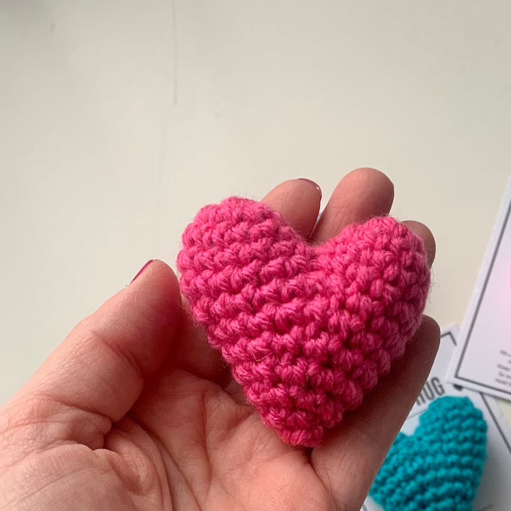 Pocket Hug Gehäkeltes Herz Kleines Geschenk