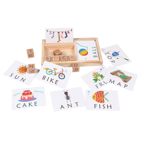 Alphabet-Bausteinspielzeug für Kinder | Karnz