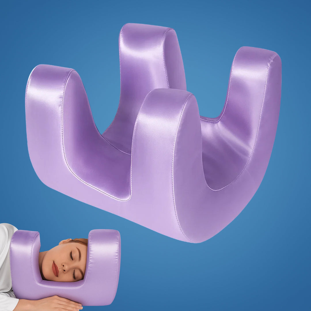 DermSleep | Antifalten-Schönheitspillow – Frischer Memory-Schaum – Ergonomische Kontur – Hautpflegeunterstützung – Seiten- und Rückenschläfer Karnz