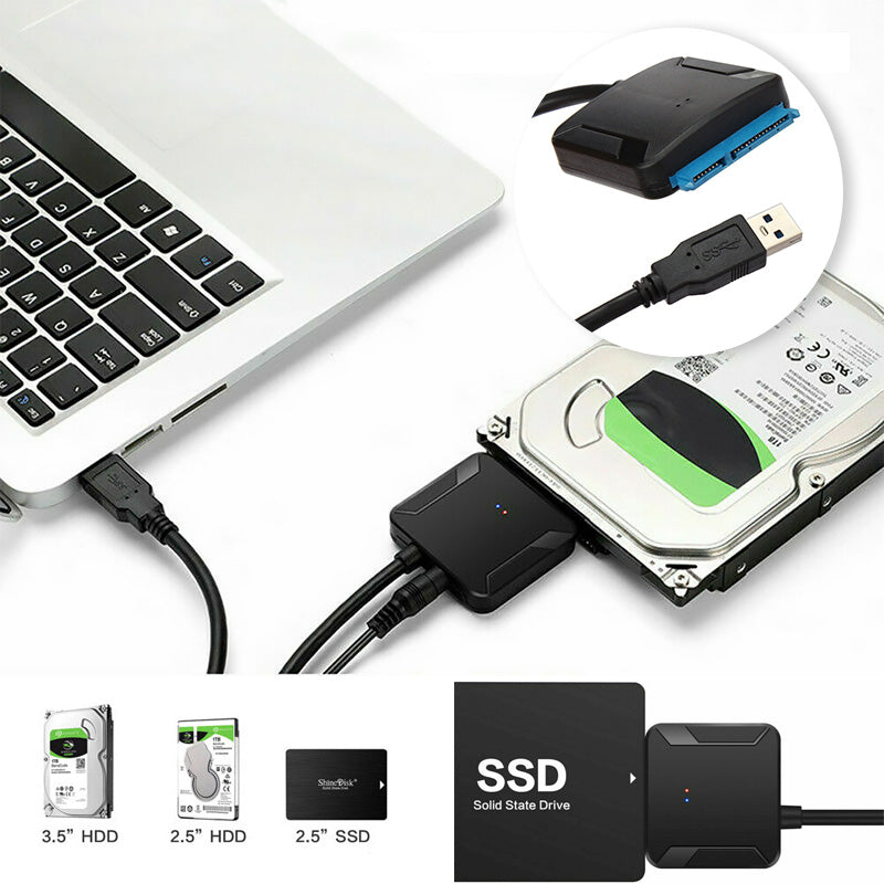USB 3.0 zu SATA III Festplattenadapter | Karnz