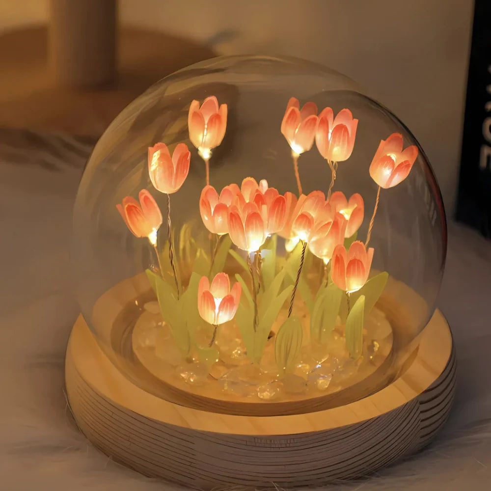 Glasglocke Tulpenlicht | Karnz