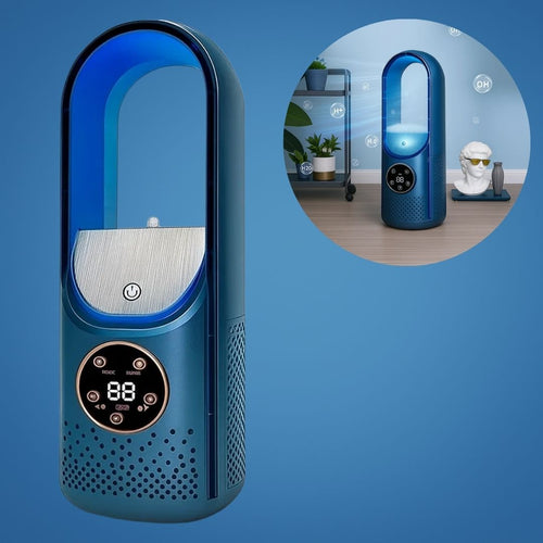 CoolMist | Tragbarer Luftkühler Luftbefeuchter – Einstellbarer leiser Nebel – Kompakt USB betrieben – Persönlicher Schreibtisch- und Nachttischkomfort für ganztägige Frische Karnz