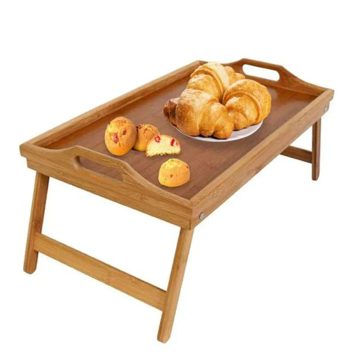 Bambus Frühstück Tablett Bett Tisch Karnz