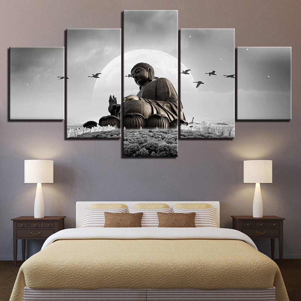 Buddha - Leinwand Wandkunstgemälde