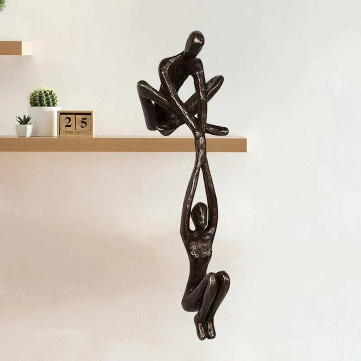 Sandsberg immer Liebe und Stärke Bronze-Skulptur Statue Luxus Home Decoration
