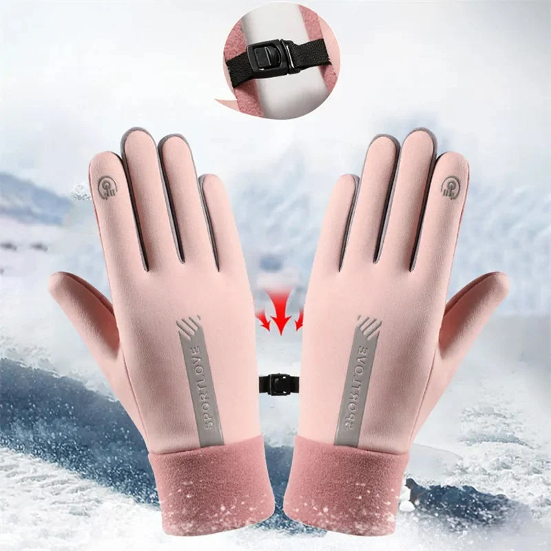 Wasserdichter, rutschfester und kältebeständiger Finger-Touchscreen-Handschuh