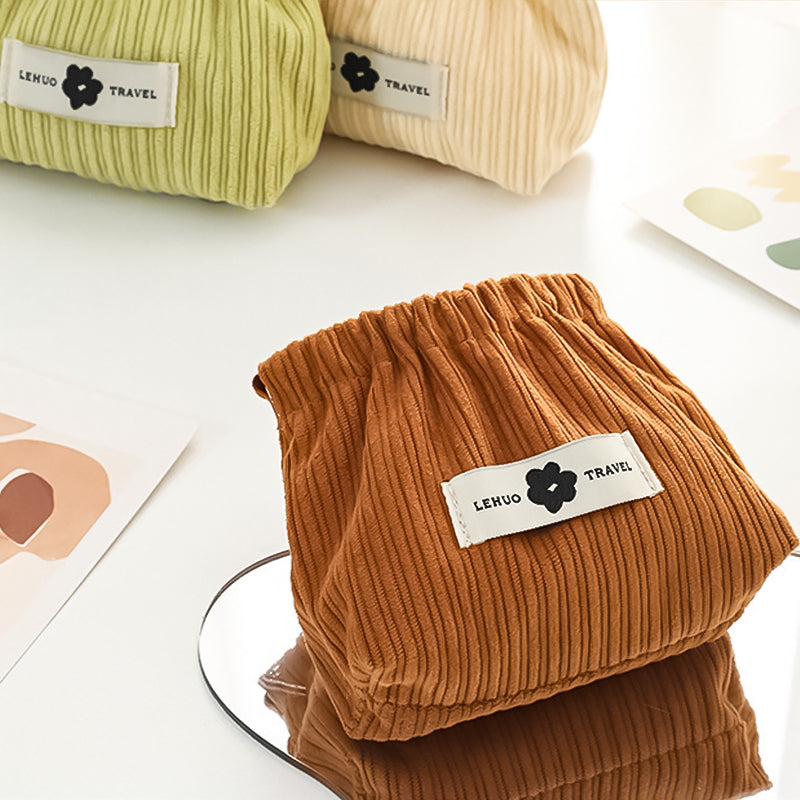 Kosmetiktasche aus Cord  | Karnz