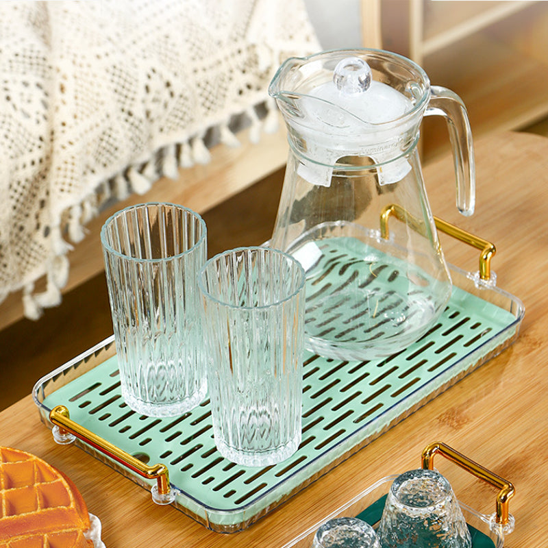 Leichtes Luxus Ablass Tee-Tablett | Karnz