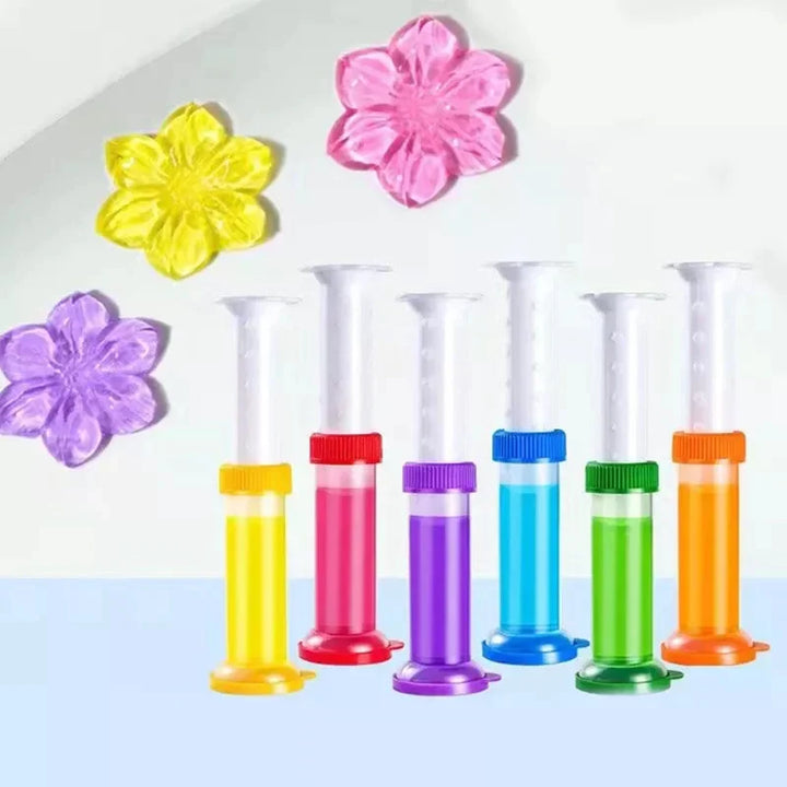 Toilettengelhänger Reiniger Gel Blumenstempel Karnz
