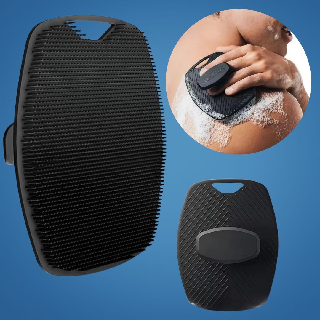 PureGlide | Silikon-Bad-Handschuh – Antimikrobielle Peeling – Hygienisches schnell-trocknendes Design – Verwendung in der Dusche für empfindliche Haut Karnz