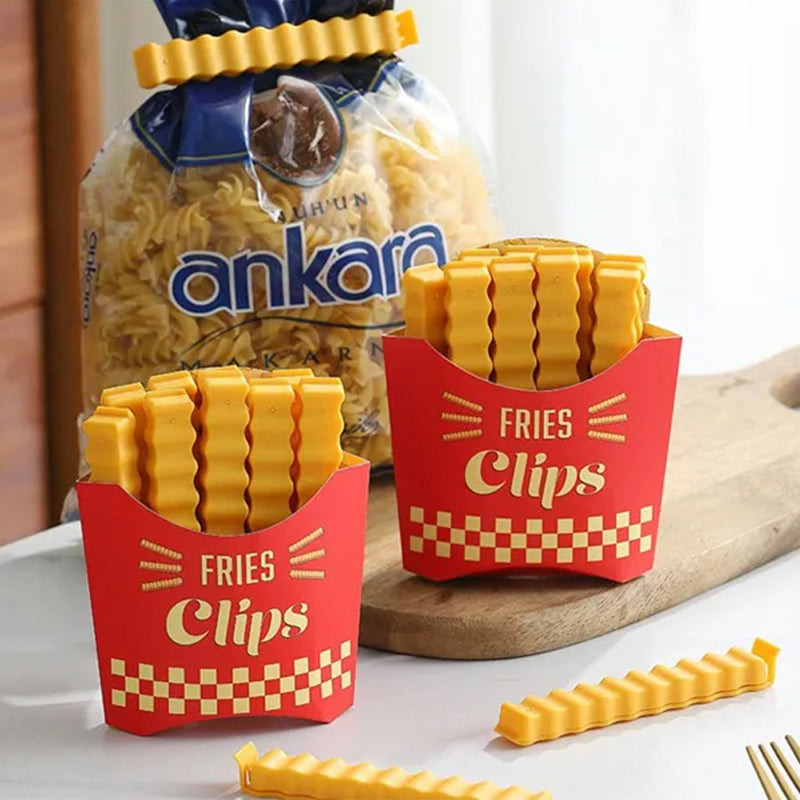 Lustige magnetische Pommes-Frites Lebensmittel Verschlussclip | Karnz