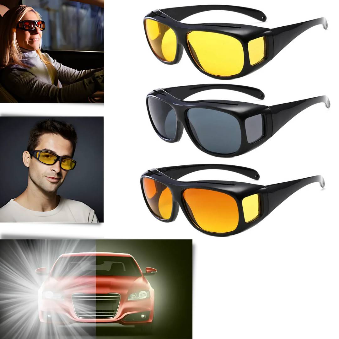 Karnz | Fahrbrille Anti-Blend-Linse Nachtwäsche