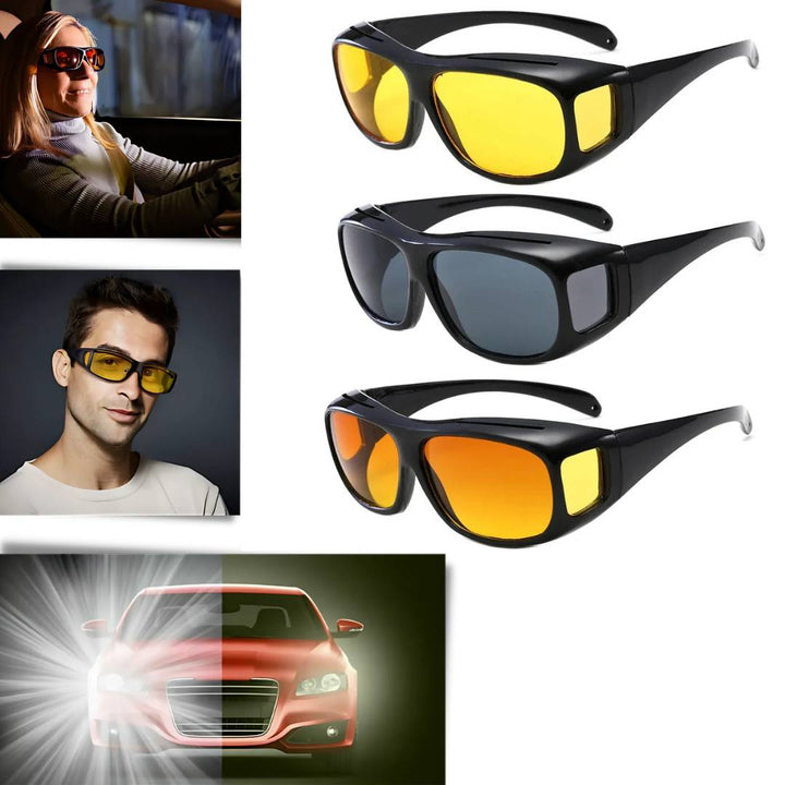 Karnz | Fahrbrille Anti-Blend-Linse Nachtwäsche