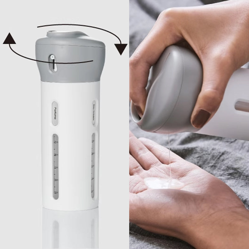 4-in-1-Flasche mit tragbarem Hautpflegespender | Karnz