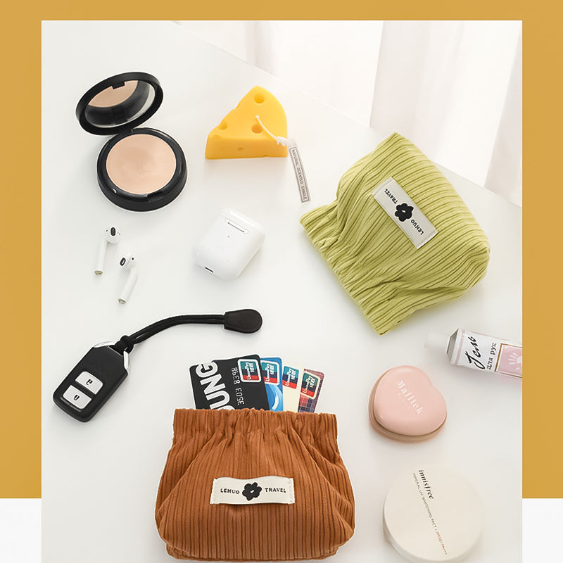 Kosmetiktasche aus Cord  | Karnz