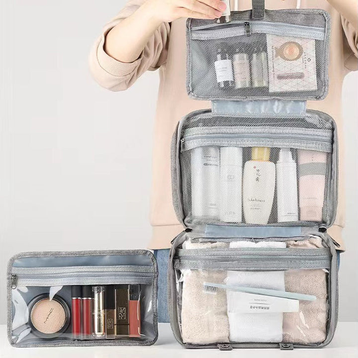 Wasserabweisende Make-up-Tasche mit Aufhängehaken | Karnz