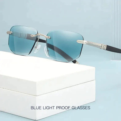 Karnz | Saphir Hohe Härte Anti-Blau Licht Weit und Nah Lesebrille Sonnenbrille