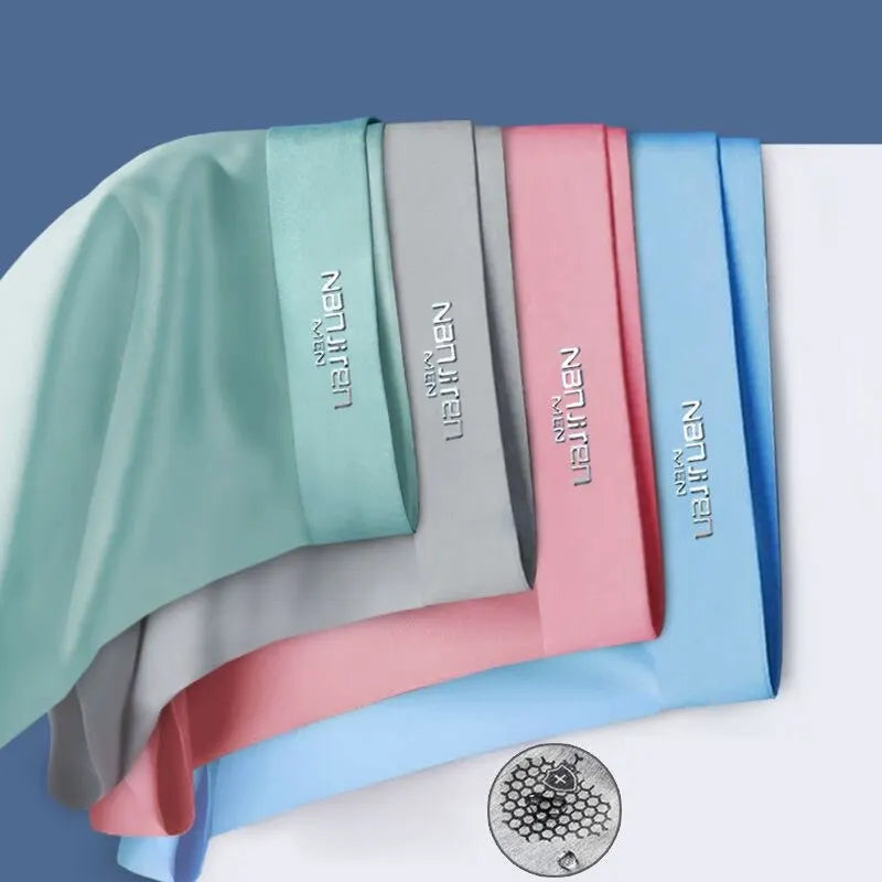 CoolSilk 4-teilige Eis-Seiden-Boxershorts mit Graphen-Technologie | Karnz