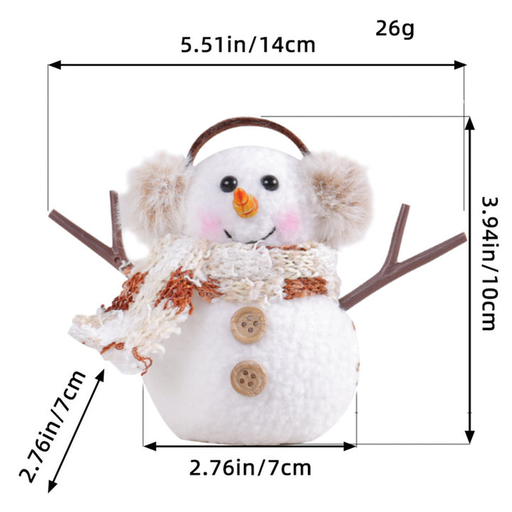 Leuchtende Weihnachts-Wichtelfigur mit Pailletten