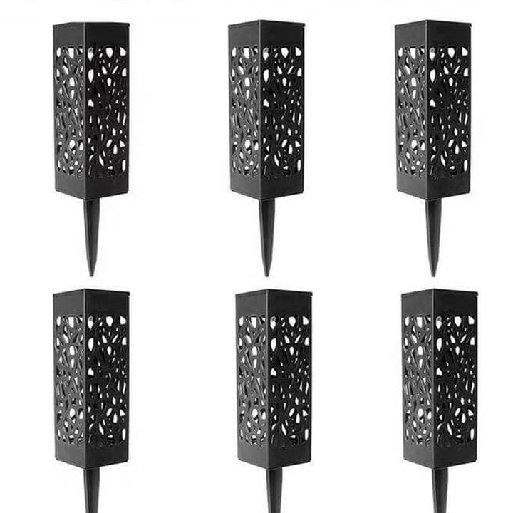 Kreatives Hohles Quadrat Säule LED Außen Rasen Boden Einsetzen Landschaft Licht | Karnz