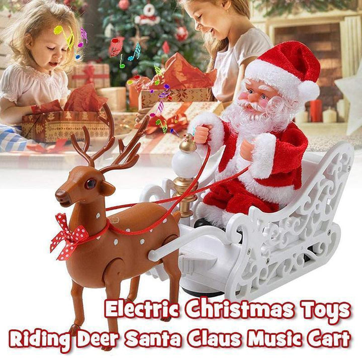 Elektrische Santa Claus Spielzeuge Musik Rentier | Karnz