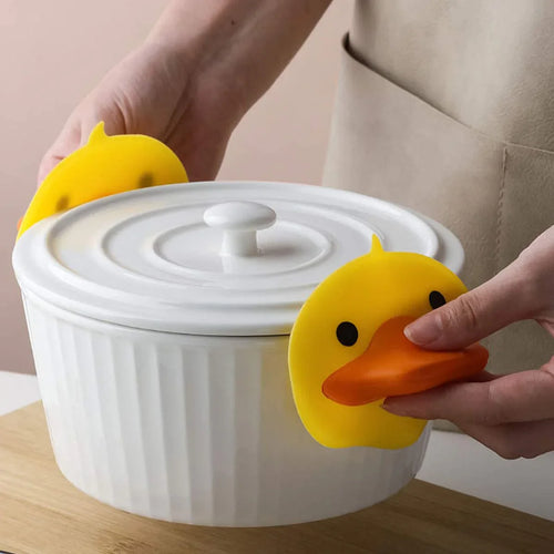 Silikon Mini Topfhandschuh Entenform Schüssellift